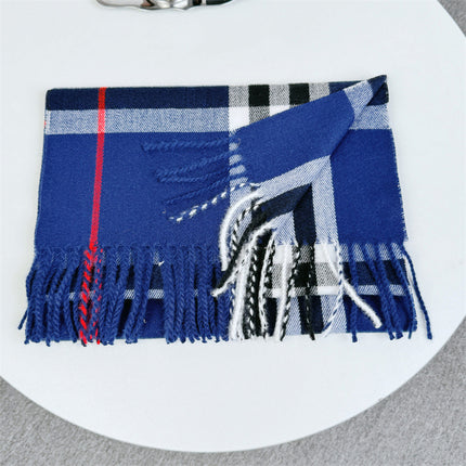 Autumn and winter European and American classic plaid pattern all-match fashion simple wool thick warm extended scarf shawl