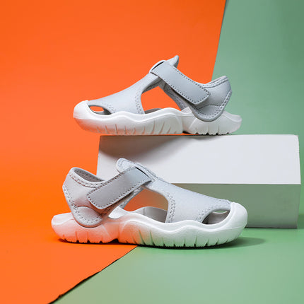 Cross-border Hot New Summer Children's Sandals Light Elastic Casual Student Shoes Soft Sole Baby Shoes Beach Shoes