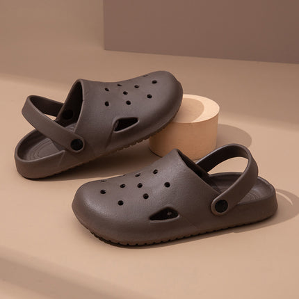 Hole Shoes Men's Summer 2024 New Outer Wear Bag Couple's Home Non-slip Thickness Shoes for Women's Garden Shoes