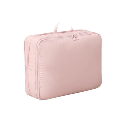 Cross-border Memory Cloth Down Jacket Storage Bag Double Zipper Packing Bag Travel Handbag Dustproof Portable Collating Compression