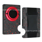 Red forged carbon red ring Air tag (strap)