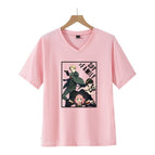 Pink V-neck / XXS