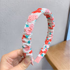 2#Pink daisy flower headband
