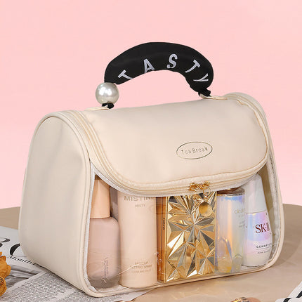 New Hook Toiletry Bag, High-End Portable Cosmetic Bag, Large-Capacity Hanging Storage Bag, Travel Handbag