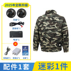 2 fans☆690,000+ camouflage 1 piece [32v wind power] strong wind style / M【 45-55kg 】