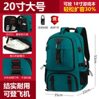 027 peacock blue 60l + shoe compartment / With combination lock