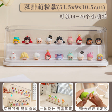 Blind Box Storage Display Stand Desktop Transparent Dustproof Acrylic Lego Bubble Mate Storage Cabinet Hand Display Box