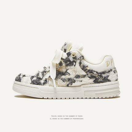 Guangzhou Shoes National Fashion Designer Men's Shoes Men's Fashion Shoes Destruction Canvas Board Shoes Men's and Women's Lovers Shoes Bread Shoes