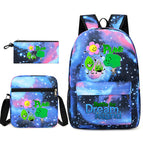 Starry sky blue figure 4 / Three piece set