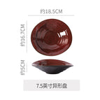 7.5inch oval swirl bowl