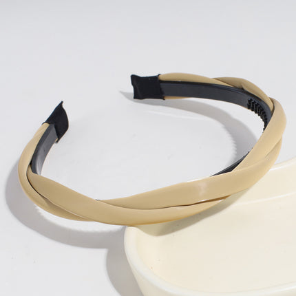 2023 New High-end Sense Hair Clip Hair Hoop Female Elegant Internet Celebrity Face Wash Hair Hoop Simple Non-slip Toothed Hair Accessories