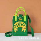 Circle cat (green) / 12*18