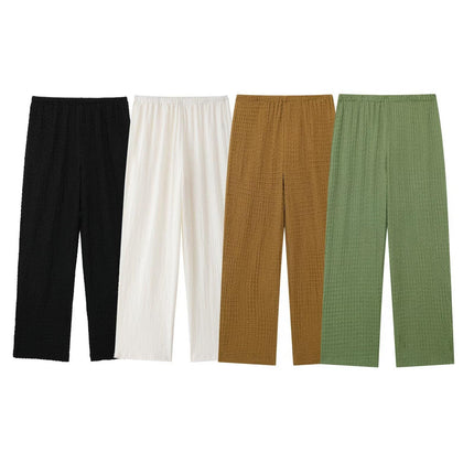 Foreign trade cross-border supply wholesale European and American wind texture hanging neck collar jacket 5039492 texture pants 5039347