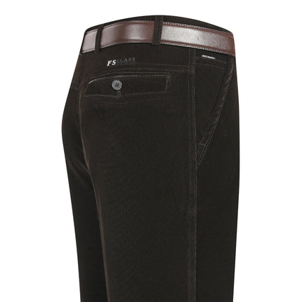 Autumn and Winter fleece-lined Thick Men's Corduroy Pants Middle-aged Men's Casual High Waist Loose Pants Middle-aged Pants