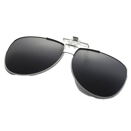 Toad Polarizer Clip Myopia Glasses Men Wear Sunglasses Can Turn Up Sunglasses Women's Big Clip Night Vision Goggles Driving