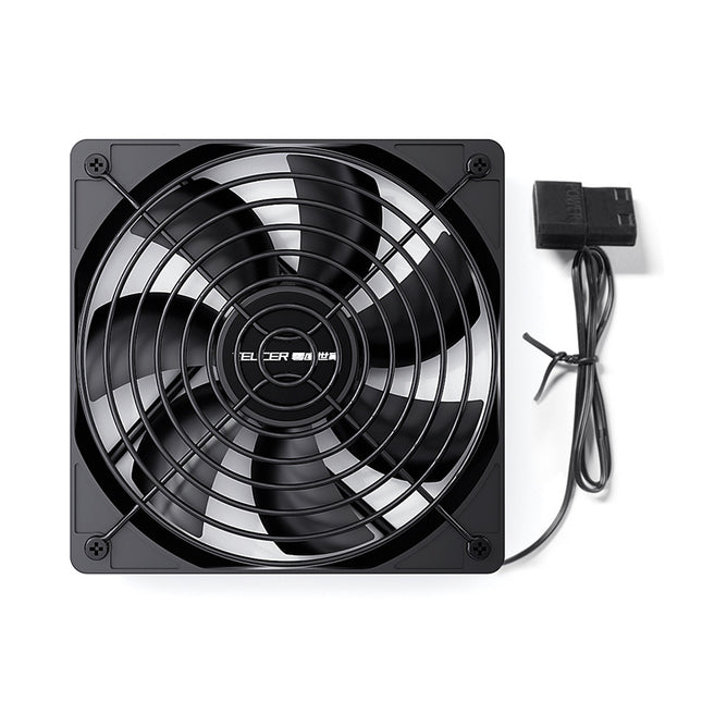 Teucer 3000 Rpm Fan Case Temperature Control Computer Cooler 12cm Water Cooling Radiator Intelligent Temperature Control