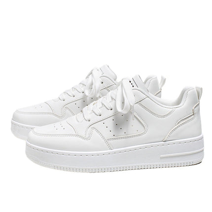 Men's Shoes Trendy Shoes 2024 New Summer Niche Trendy Thick Bottom White Shoes Student Sports Casual Shoes for Men
