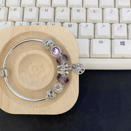 Zixia Fairy Love Pendant Bracelet Female Korean Dongdaemun Crystal Bracelet Bracelet Cartoon Best Friend Female Hand Accessories