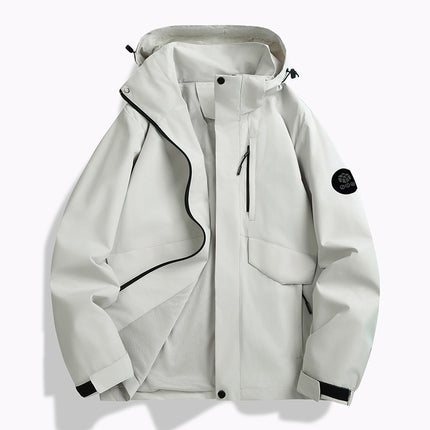 Cross-Mirror New Spring and Autumn Thin Jacket for Men and Women, Workwear, Windproof, Waterproof, Versatile Casual Jacket for Men