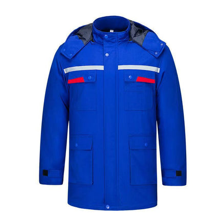 Winter Cotton Workwear Autumn and Winter Stain-Resistant Tops with Removable Lining Anti-Static Labor Protection Clothing Manufacturer Wholesale Workwear