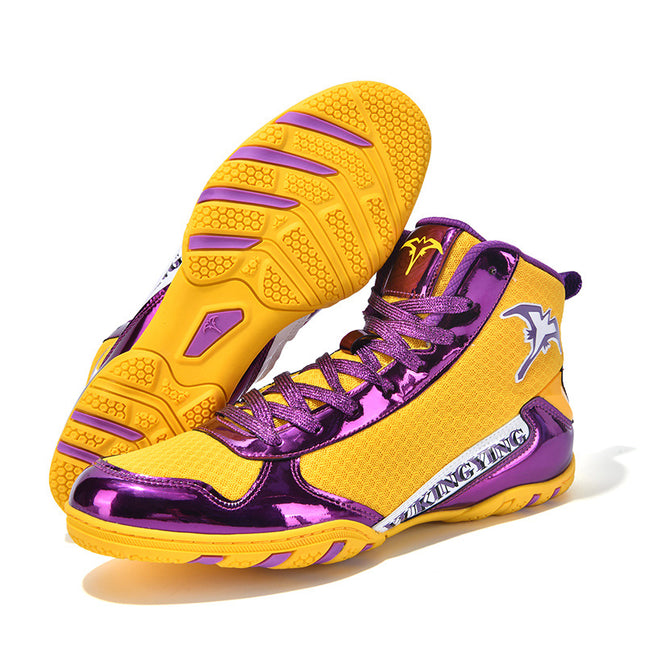 Weightlifting Shoes2025 Large Size Boxing Shoes Cross-Border High-Top Men's Summer Letter Drop Shipping