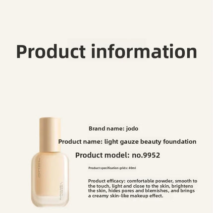 NEW Cream Muscle Light Yarn Foundation Concealer Strong Long-lasting No Makeup Control Oil No Powder Dry Skin Face Foundation