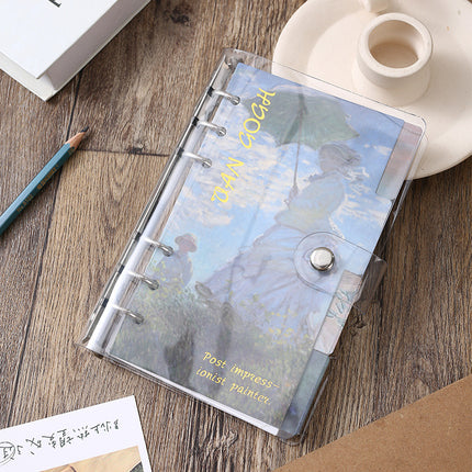 European and American Style Oil Painting Handbook Set Creative Van Gogh Monet Gift for Students Art Handbook Notepad Gift Box
