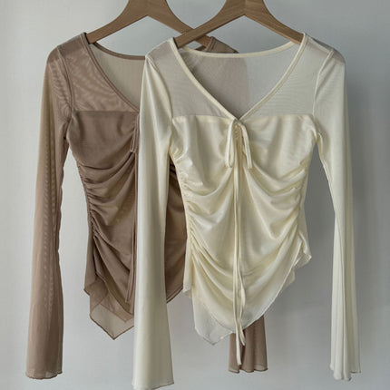 2024 summer new pure desire suit women's top camisole skirt three-piece set
