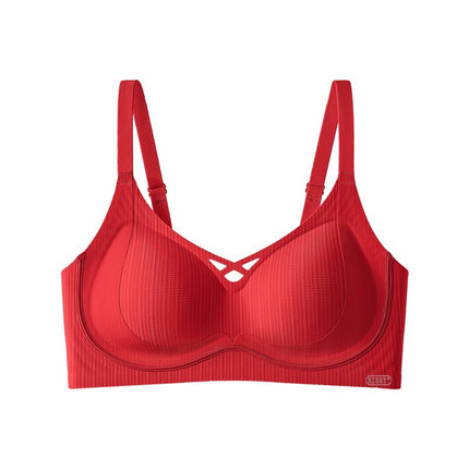 Kissy Series Underwear Traceless Push-up Vest Classic Sling-off Paramelia Non-rimless Bra