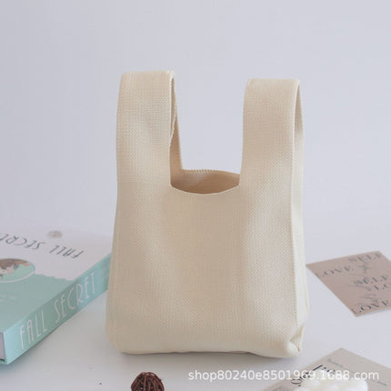 110g Baby Birthday Gift Bag Holiday Knitted Gift Bag Kidsren's First Birthday Party Handbag Gift Knitted Bag