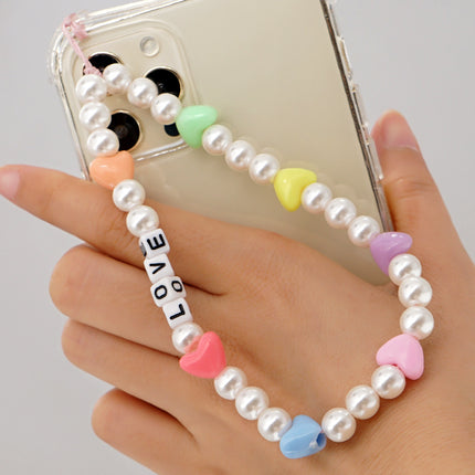 Factory direct supply handmade beaded mobile phone lanyard bluetooth speaker lanyard flashlight fan selfie stick U disk sling