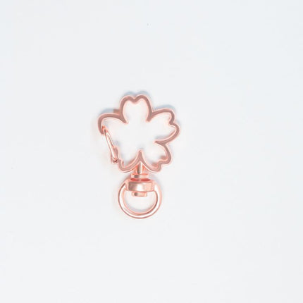 Factory Direct Zinc Alloy Sakura Buckle DIY Jewelry Accessories Flower Spring Buckle Size Sakura Buckle Pendant