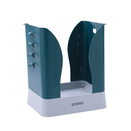 Can adjust the size of the extended trash can does not pick the bag garbage bag does not fall off the universal folding paper basket household