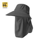 Mask neck guard fisherman [dark gray]