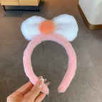 White bow headband (E1946)