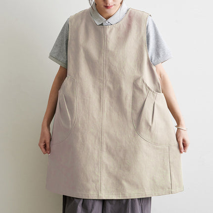 Retro Fashion Apron for Men and Women, Suitable for Restaurants, Kitchens, Supermarkets, Milk Tea Shops, Workwear with Logo Printing