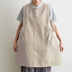 Large pocket vest off-white
