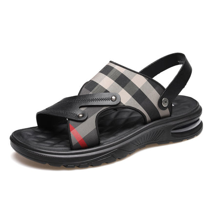 Sandals Men's Casual Beach Shoes Outdoor Sports Sandals Casual Shoes 2026 New Style Air Cushion Sole Anti-Slip Drop Shipping
