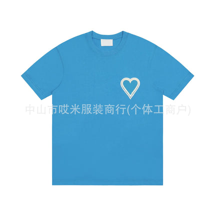2024 European and American Trendy Brand Spring and Summer New Three-Dimensional Big Red Logo Unisex Wholesale Dropshipping