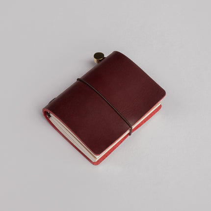 Wholesale Mini Retro Handbook New Notebook Traveler Crazy Horse Leather Portable Small Diary Customizable