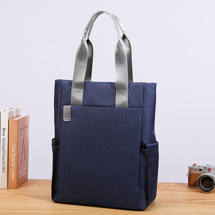 Wholesale Vertical Briefcase, Thickened Business Meeting Bag, Office Computer Bag, Large Capacity Oxford Cloth Waterproof Tutoring Bag