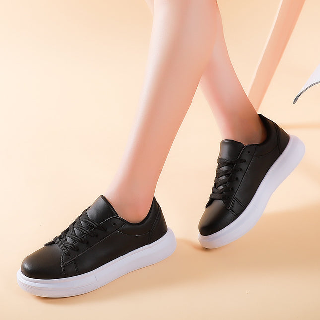 Cross-border Hot Sale White Shoes Four Seasons Breathable Casual Shoes for Couples Flat Shoes for Teenagers and Students