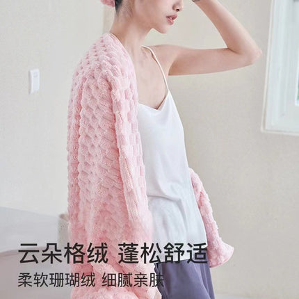 Coral fleece bath towel large towel suit men and women adult couples soft than cotton absorbent bath quick-drying wholesale