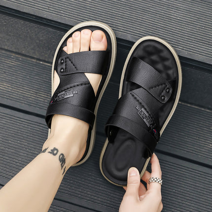 Men's Sandals Summer 2025 New Outer Wear Wear-Resistant Vietnamese Beach Slippers Sports Driving Sandals