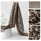 -2 gray and brown leopard print fhz25-9696 / 176*110