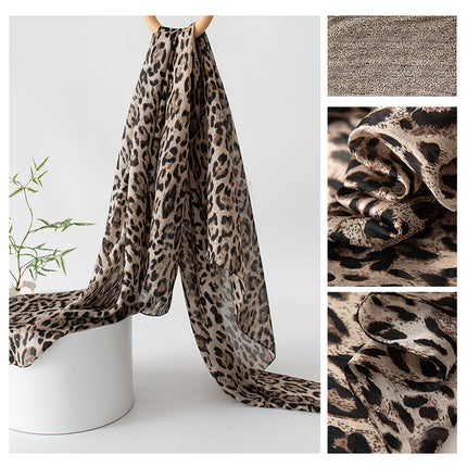 Autumn New Arrival Mulberry Silk Scarf for Women, Green Small Floral Shawl, Long Silk Scarf, Ready for Wholesale