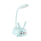 Blue [little rabbit desk lamp + first switch + usb data cable]