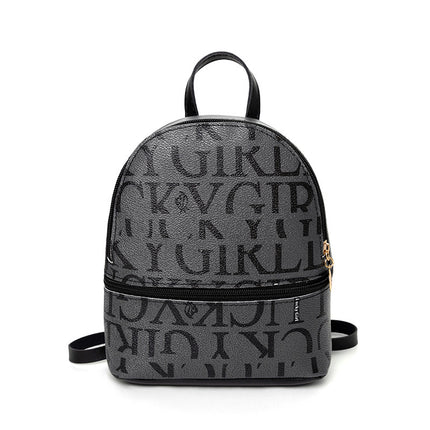 Bag women's new printed small backpack 2024 fashion ladies shoulder bag mobile phone coin purse foreign trade wholesale