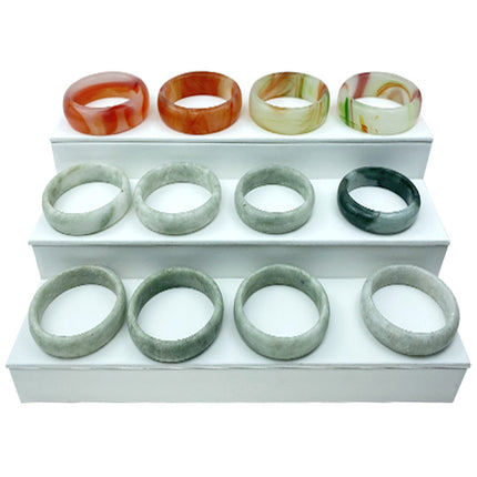 Live Broadcast Stage Leather Jade Jewelry Three-Layer Jewelry Rack Counter Jewelry and Toys Organizing Display Display Props Display Rack
