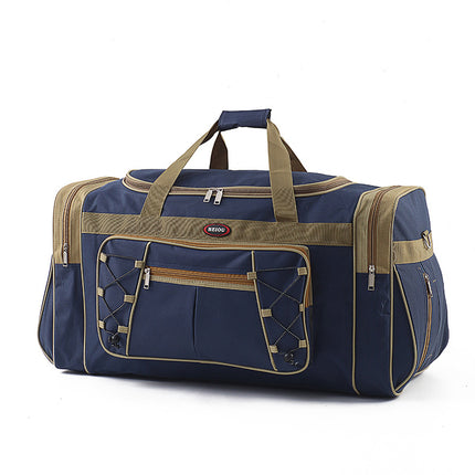 Large-Capacity Clothing Bag, Men's Luggage Bag, Checked Folding Moving Bag, Storage Bag, Large Travel Bag, Extra Large Luggage Bag